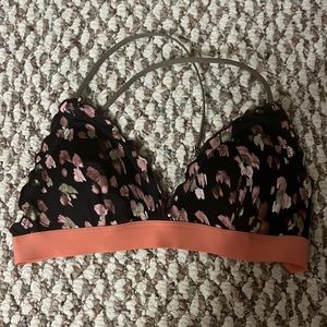 H&M swimsuit top, crosses in the back, size 2; worn once